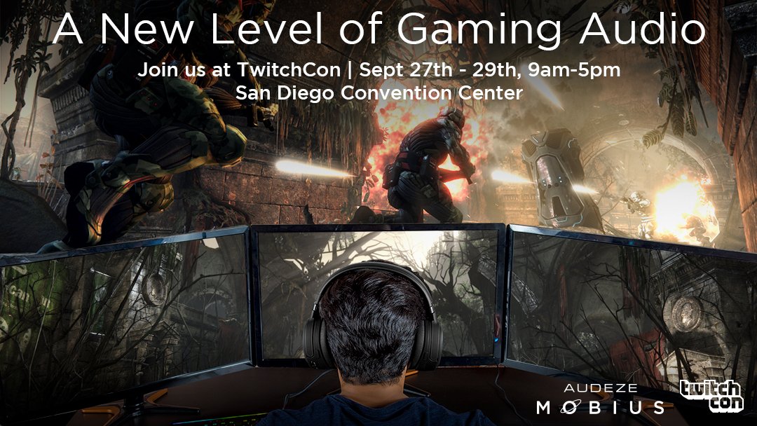 Audeze is coming to TwitchCon!