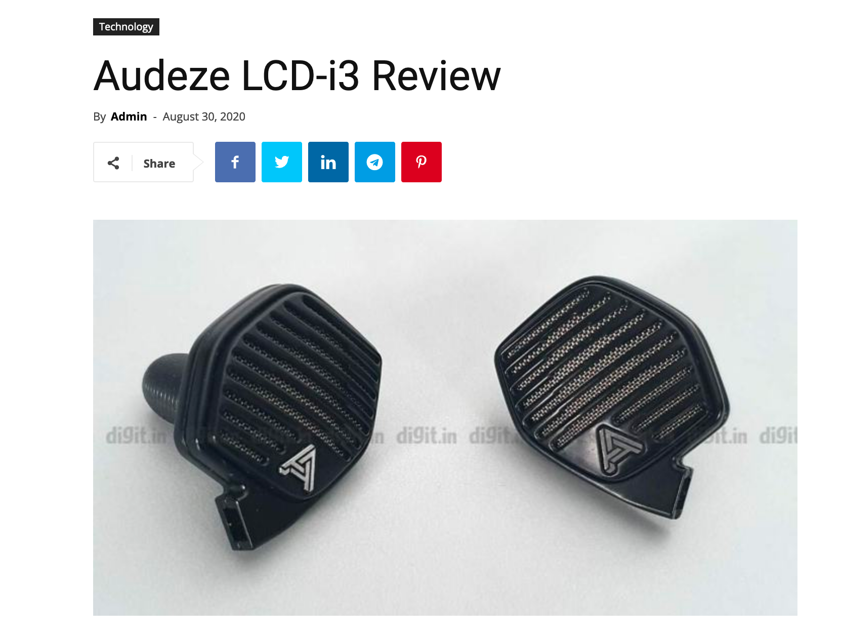 New World J Reviews the Audeze LCDi3